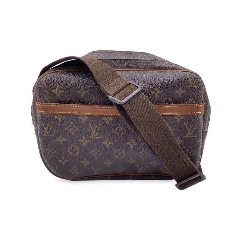 Louis Vuitton bags with a front - zip pocket for small items like keysLOUIS VUITTON Monogram Reporter Pm Canvas Messenger Bag M45254