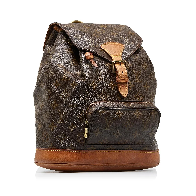 Louis Vuitton Petite Malle bags with a hard - shell structure for uniquenessLouis Vuitton Monogram Montsouris MM (sMYDV4)