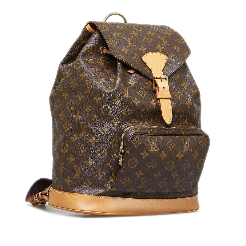 Ladies Louis Vuitton shoulder bags with a tassel decoration for charmLouis Vuitton Monogram Montsouris GM (StR8Vx)