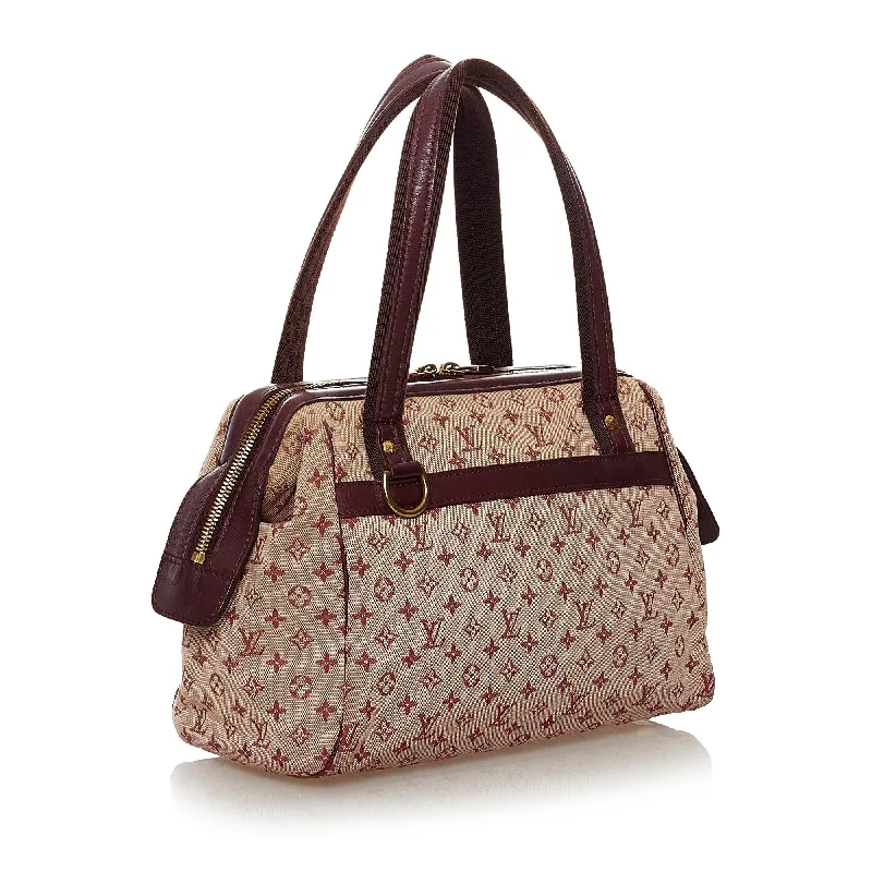 Louis Vuitton Capucines bags with smooth calfskin leather for luxuryLouis Vuitton Monogram Mini Lin Josephine PM (33024)