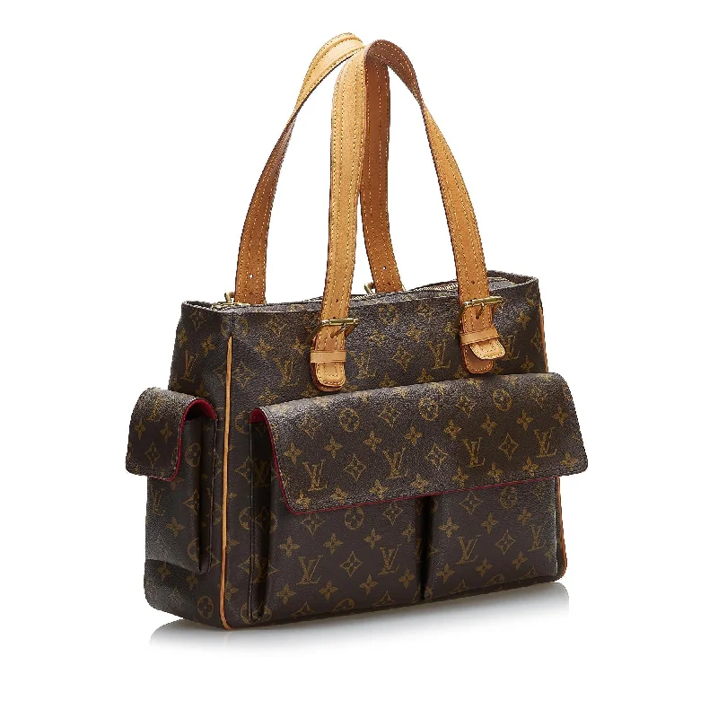 Ladies Louis Vuitton shoulder bags with a wide - width strap for comfortLouis Vuitton Monogram Multipli-Cite (pKPbOI)