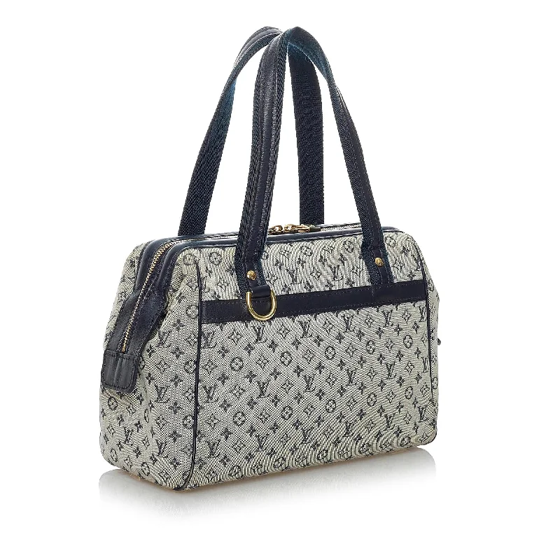 Louis Vuitton bags with a chain - link trim and a leather body for a modern edgeLouis Vuitton Monogram Mini Lin Josephine PM (30154)