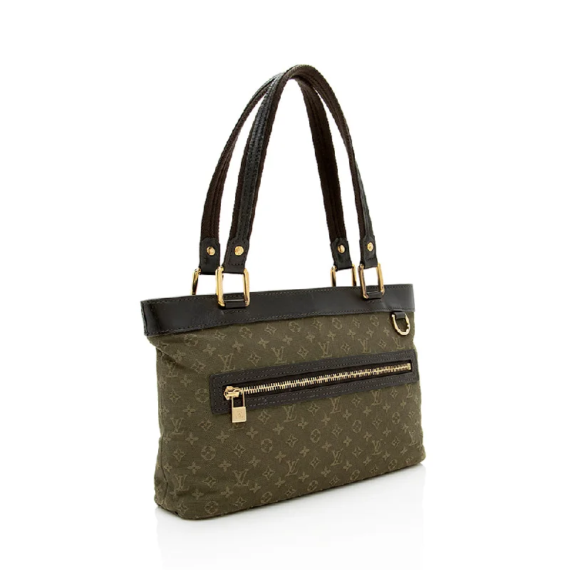 Louis Vuitton Alma bags with a leather - wrapped handle for a luxurious feelLouis Vuitton Monogram Mini Lin Lucille PM Tote - FINAL SALE (14863)