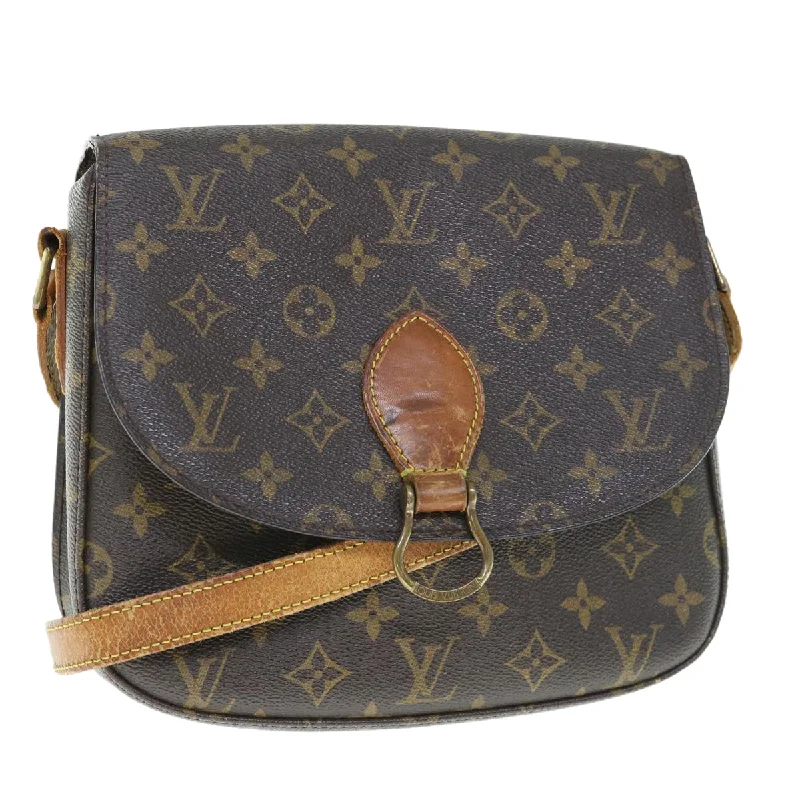 Small - sized Louis Vuitton Pochette Metis bags for a compact carryLOUIS VUITTON Monogram Saint Cloud GM Shoulder Bag M51242 LV Auth th4452