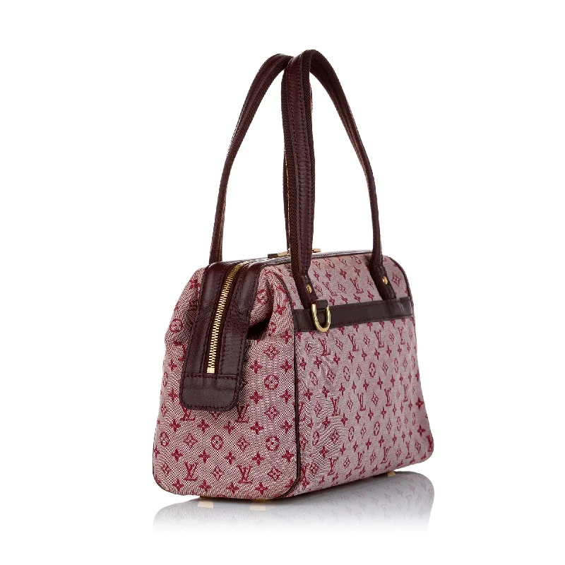 Louis Vuitton tote bags with a double - handle and shoulder - strap optionLouis Vuitton Monogram Mini Lin Josephine PM (27605)