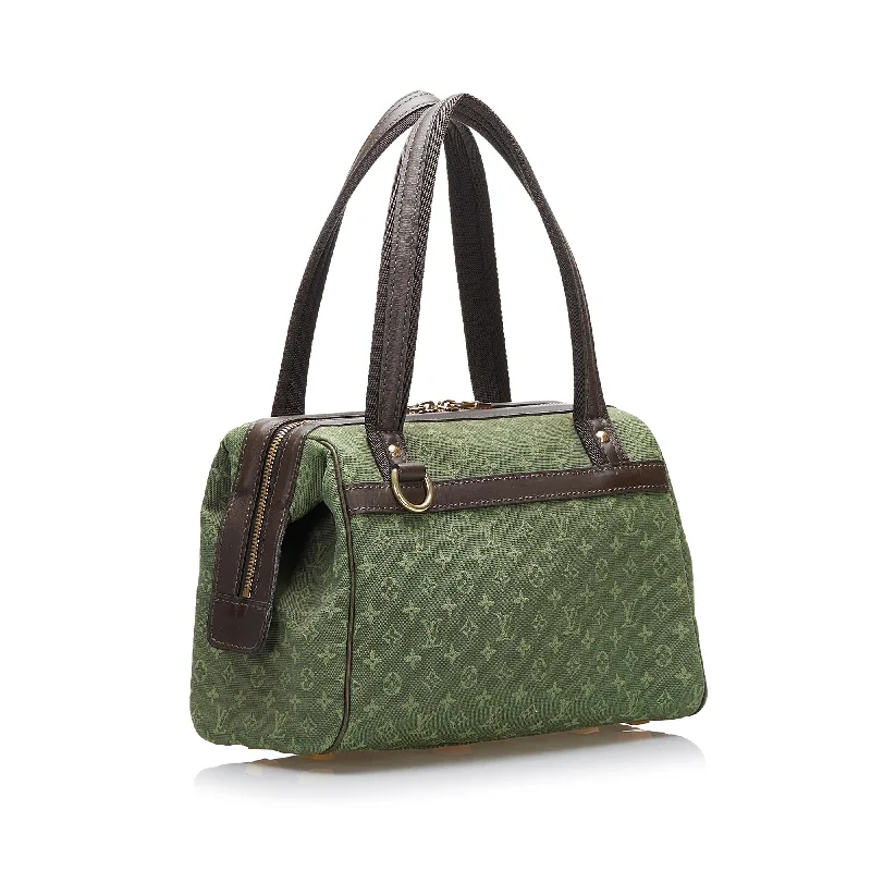 Louis Vuitton tote bags with a spacious interior and multiple pocketsLouis Vuitton Monogram Mini Lin Josephine PM (37057)