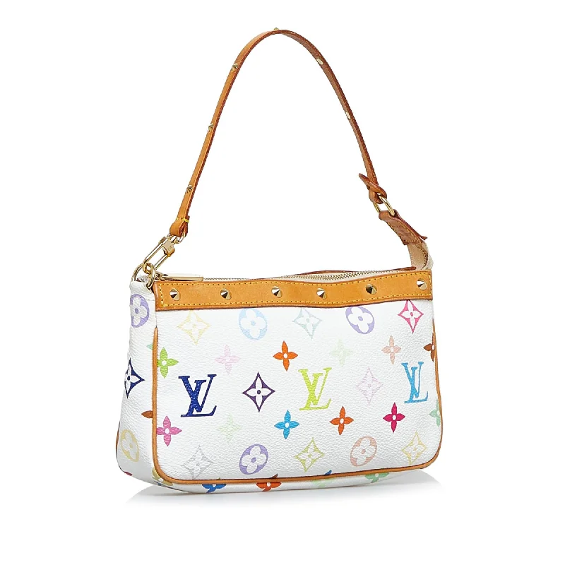 Louis Vuitton Twist bags with the iconic LV - turnlock closureLouis Vuitton Monogram Multicolore Pochette Accessoires (rYcf1W)