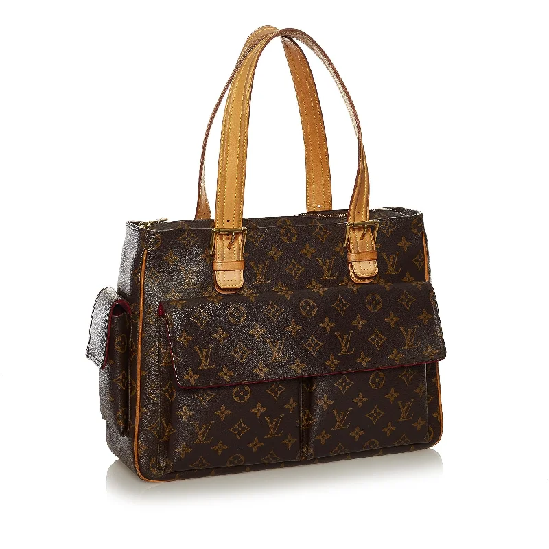 Louis Vuitton backpacks with a hidden back pocket for securityLouis Vuitton Monogram Multipli-Cite 35569)