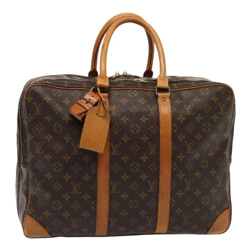 Louis Vuitton backpacks with a hidden back pocket for securityLOUIS VUITTON Monogram Sac 48 Heures Boston Bag M41383 LV Auth yb668