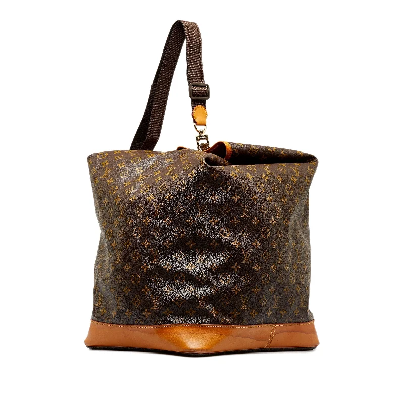 Louis Vuitton handbags with a metal - framed clasp for durabilityLOUIS VUITTON Monogram Sac Marin Bandouliere Travel Bag