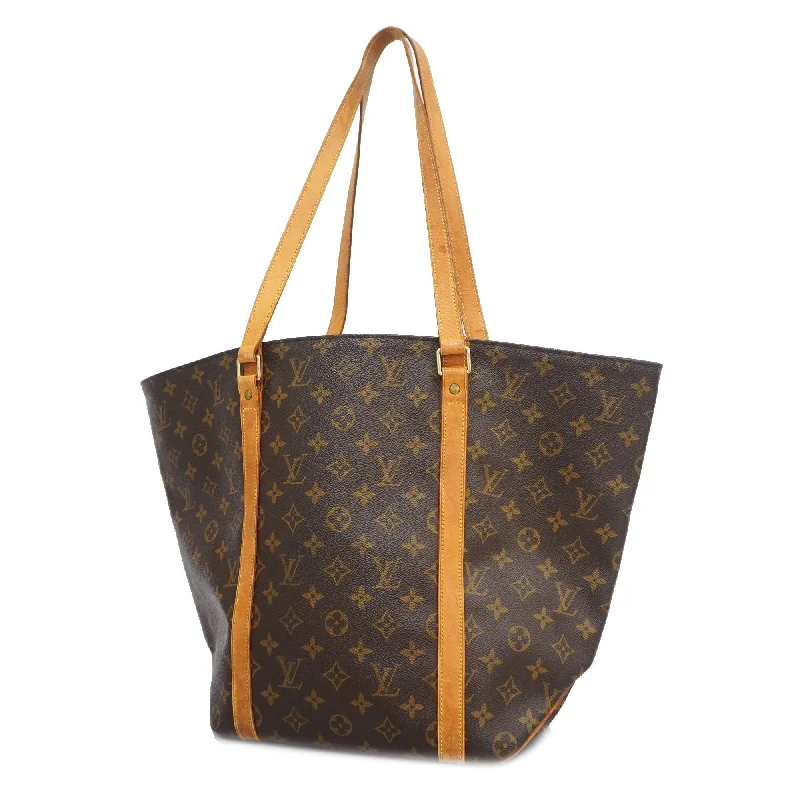 Louis Vuitton Speedy bags in monogram canvas for a classic lookLouis Vuitton Monogram Sack Shopping M51108 Women's Shoulder Bag