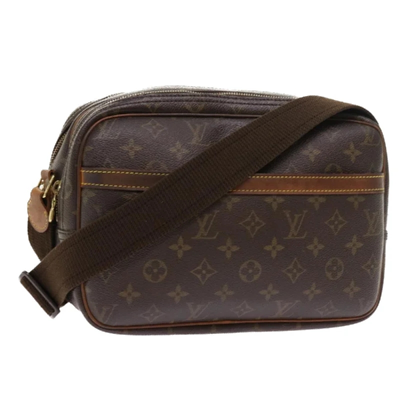 Louis Vuitton Twist bags with a contrast - colored interior for visual interestLOUIS VUITTON Monogram Reporter PM Shoulder Bag M45254 LV Auth 53913