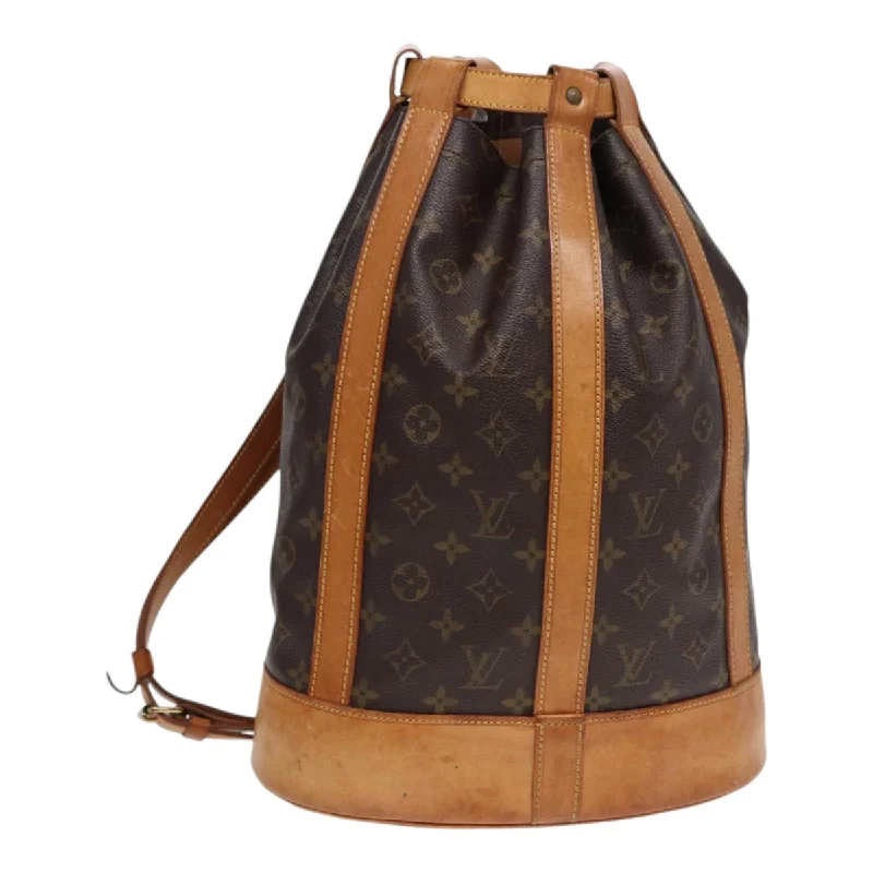 Louis Vuitton Twist bags with a snakeskin - effect panel for a bold lookLOUIS VUITTON Monogram Randonnee PM Shoulder Bag M42243 LV Auth yk14376