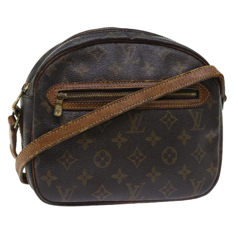 Ladies Louis Vuitton shoulder bags with a single - handle silhouetteLOUIS VUITTON Monogram Senlis Shoulder Bag M51222 LV Auth yb345