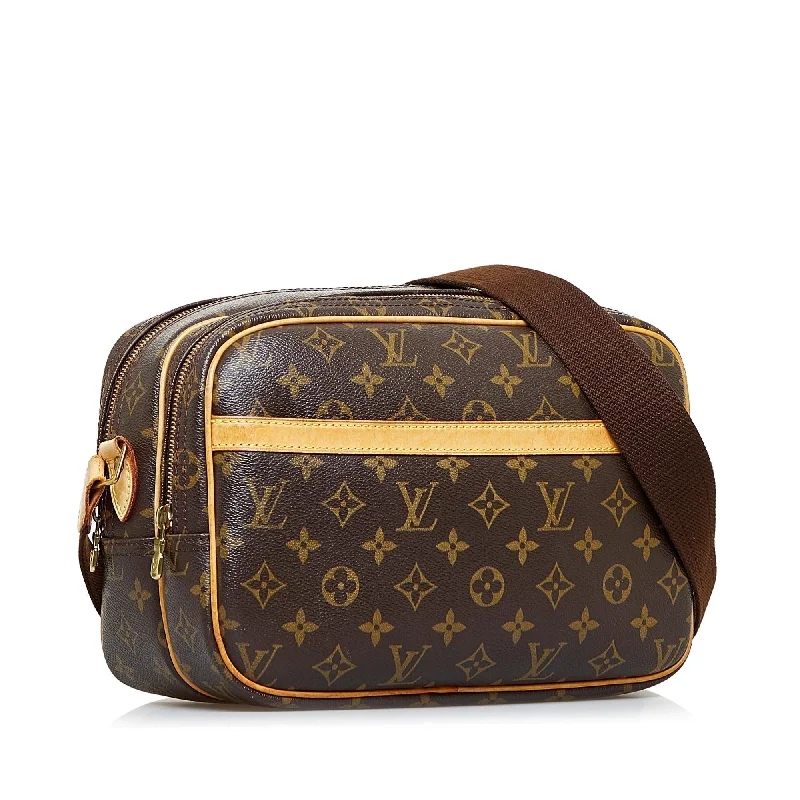 Louis Vuitton tote bags with a printed LV logo on the front for brand visibilityLouis Vuitton Monogram Reporter PM (SHG-I9gcjz)