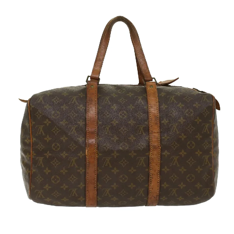 Louis Vuitton bags with a zippered interior pocket for better organizationLOUIS VUITTON Monogram Sac Souple 45 Boston Bag M41624 LV  48311