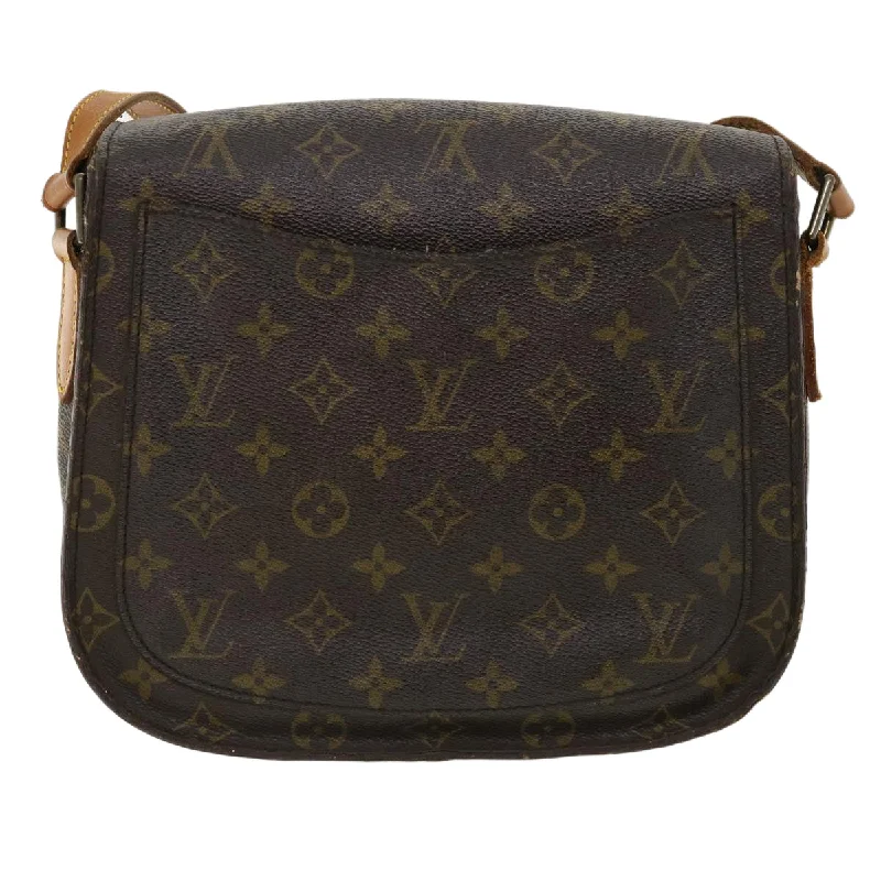 Louis Vuitton crossbody bags with a keychain holder for practicalityLOUIS VUITTON Monogram Saint Cloud GM Shoulder Bag M51242 LV Auth am3542