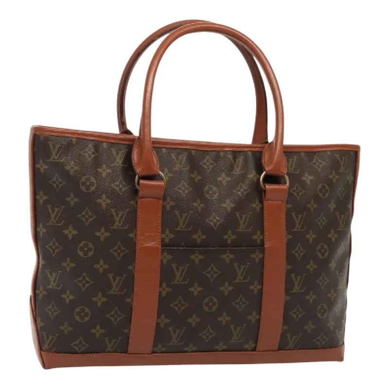 Louis Vuitton Twist bags with a contrast - colored interior for visual interestLOUIS VUITTON Monogram Sac Weekend PM Tote Bag M42425 LV Auth ep5556