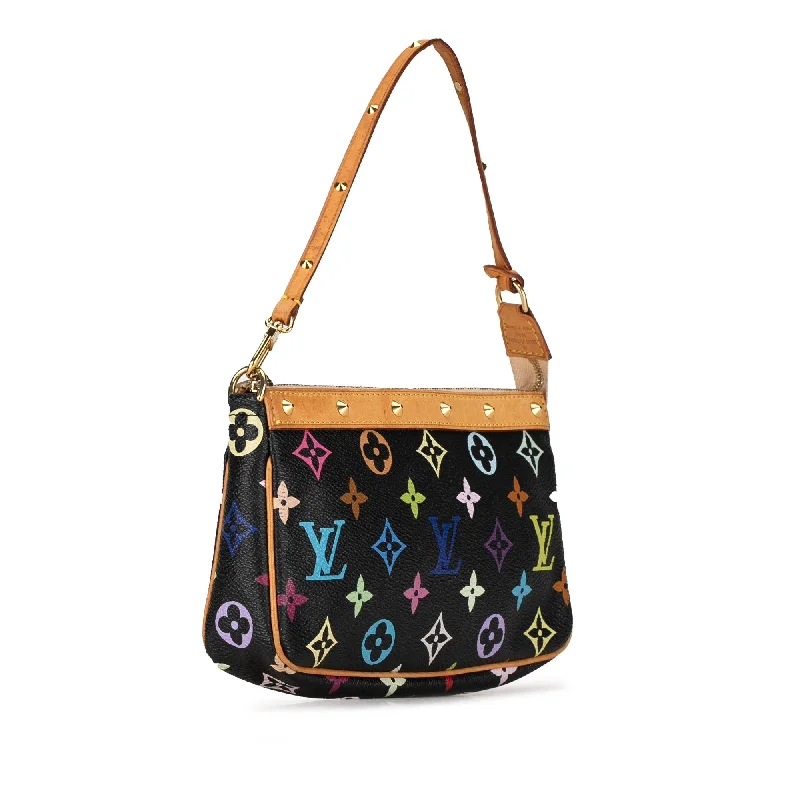 Medium - sized Louis Vuitton tote bags for work and shoppingLouis Vuitton Monogram Multicolore Pochette Accessoires (MQTA7t)