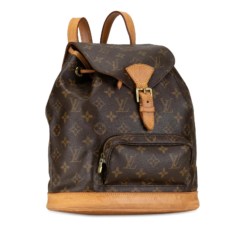 Louis Vuitton backpacks with a padded back panel for comfort during long - wearLouis Vuitton Monogram Montsouris MM (mFgrHu)