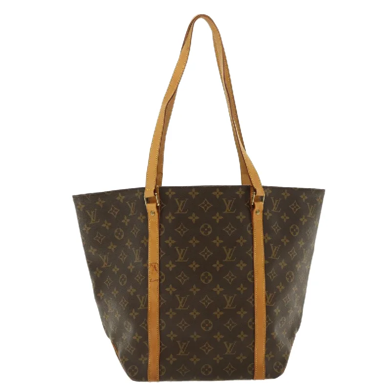 Ladies Louis Vuitton Capucines bags with gold - toned hardwareLOUIS VUITTON Monogram Sac Shopping Tote Bag M51108 LV Auth tb473