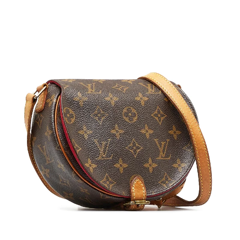 Louis Vuitton backpacks with a padded back panel for comfort during long - wearLouis Vuitton Monogram Sac Tambourin (SHG-AVTtws)