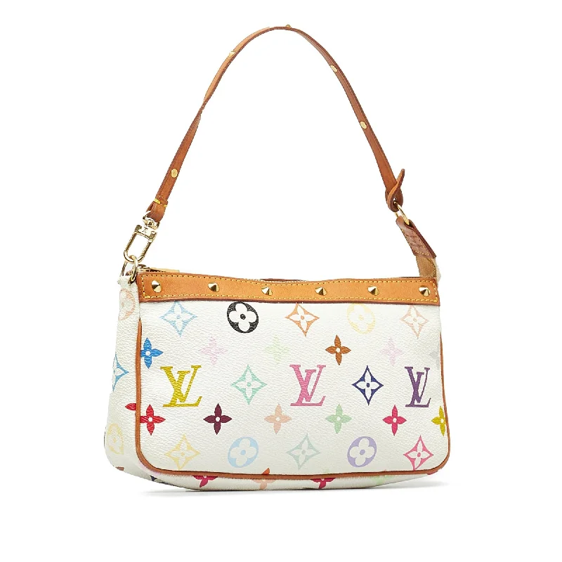 Louis Vuitton bags with a zippered interior pocket for better organizationLouis Vuitton Monogram Multicolore Pochette Accessoires (xMv2ZQ)