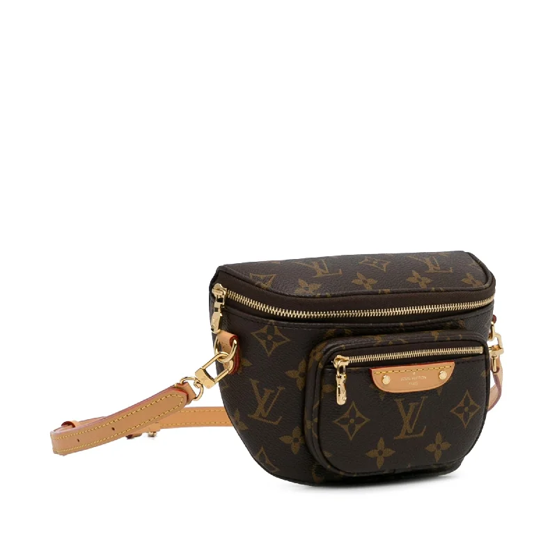 Louis Vuitton bags with a magnetic snap closure for easy accessLouis Vuitton Monogram Mini Bumbag (EisMia)