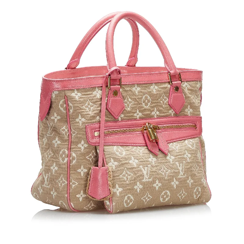 Louis Vuitton tote bags with a water - resistant coating for outdoor useLouis Vuitton Monogram Sabbia Cabas MM (SHG-Cc4Mz6)