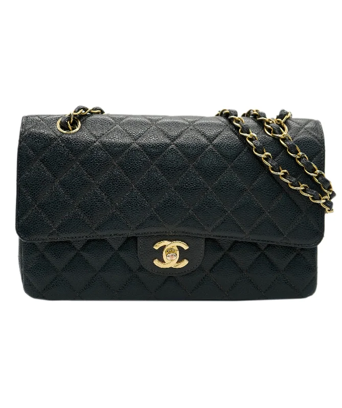 Chanel vintage medium caviar classic flap with GHW - AJC0860