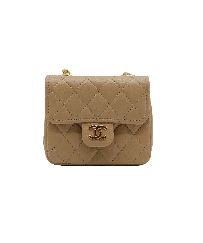 Chanel Vintage Beige Belt Chain Bag DXBK0341