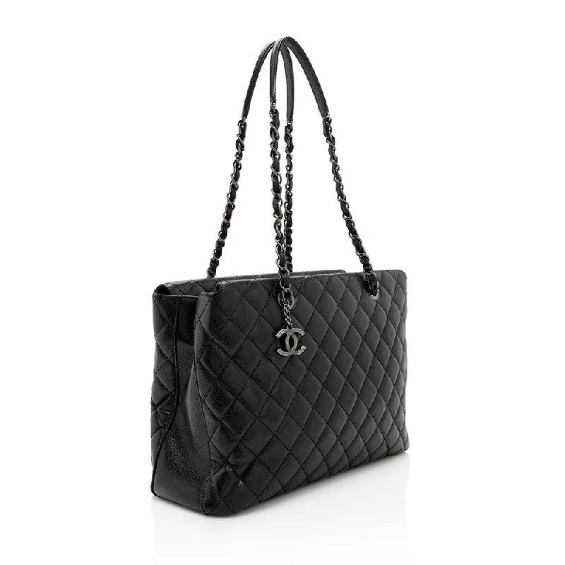 Chanel Caviar Leather City Shopping Tote (19914)