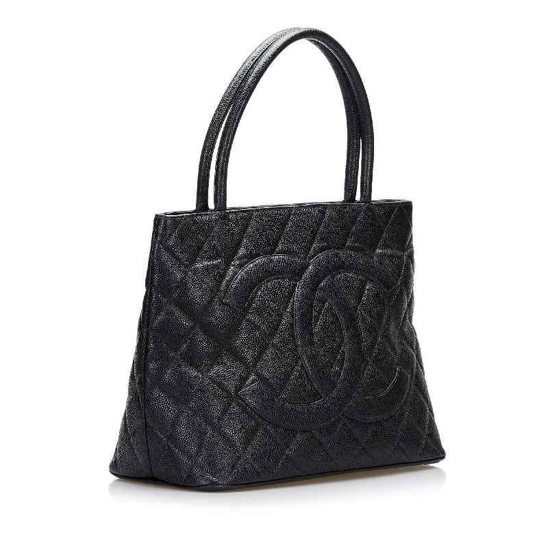 Chanel Caviar Medallion Tote Bag (37713)