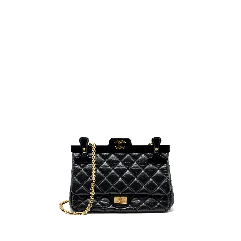 Chanel Hanger Reissue Flap Bag Limited Edition Aged Calfskin Black GHW