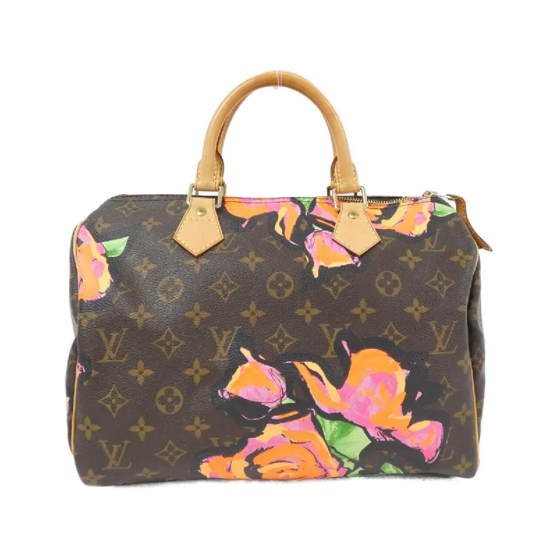 Ladies Louis Vuitton shoulder bags with a wide - width strap for comfortLouis Vuitton Monogram Rose 30cm M48610 Boston Bag